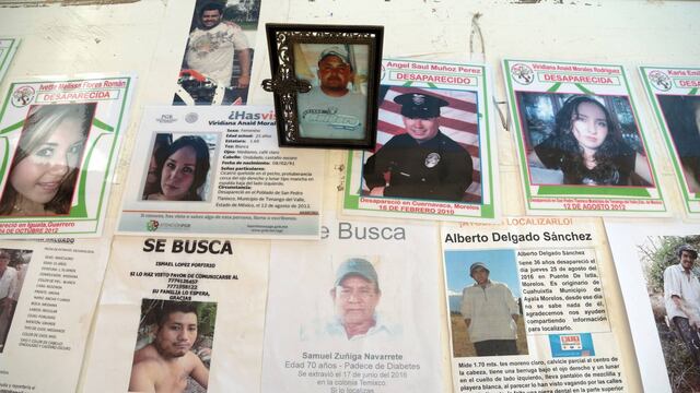 Desaparecidos. Análisis en San Lázaro.