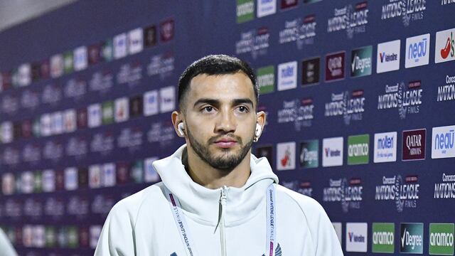 Luis Chávez con la Selección de México.