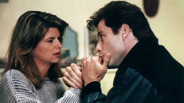 Kirstie Alley y John Travolta en Mira Quién Habla