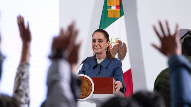 Claudia Sheinbaum Pardo, presidenta de México, en conferencia