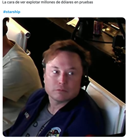 Memes sobre la explosión de Starship se burlan de Elon Musk