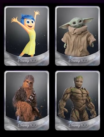 Cartas Disney 100 en TikTok