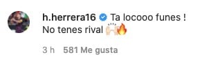 Hector Herrera felicitó a Funes Mori