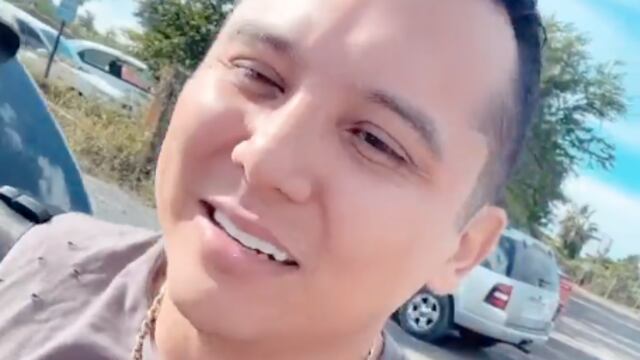 Edwin Luna se equivoca de carro