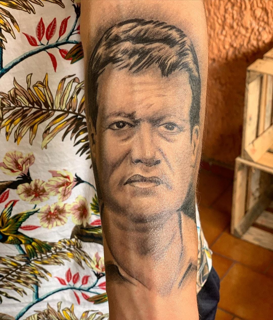 Santa Fe Klan se tatuó el rostro de su padre