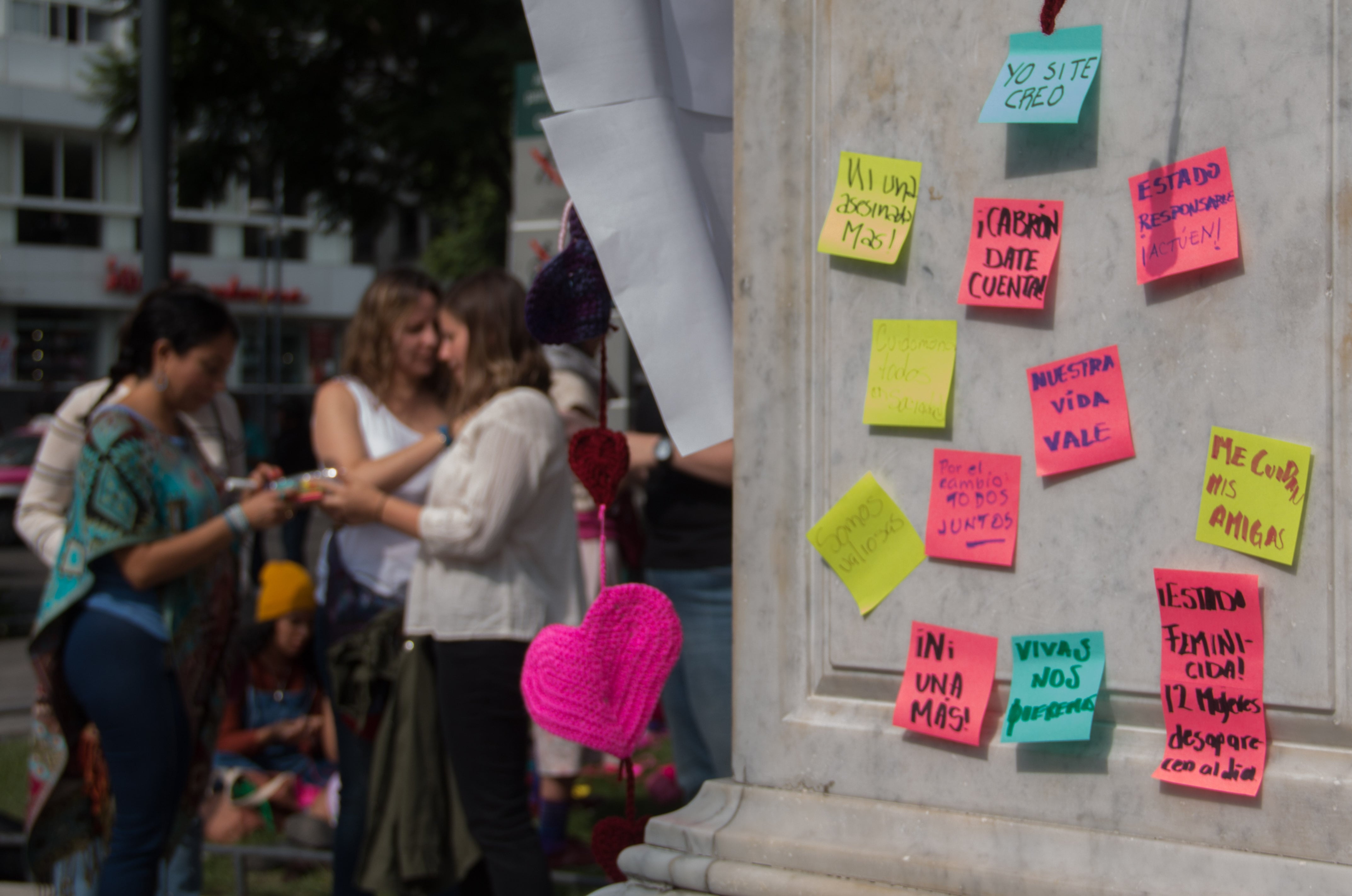 Protesta violencia hacia las mujeres.