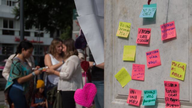 Protesta violencia hacia las mujeres.