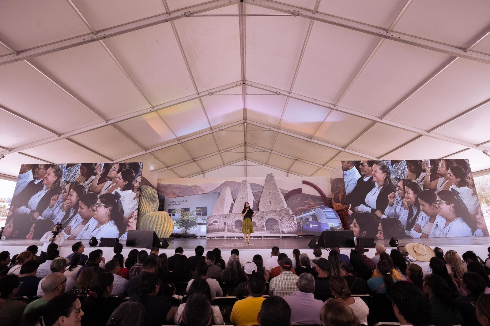 Libia Dennise destacó avances en seguridad, salud y educación en su segundo informe