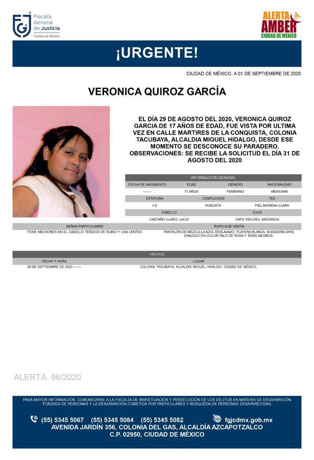 Ficha de búsqueda de Verónica