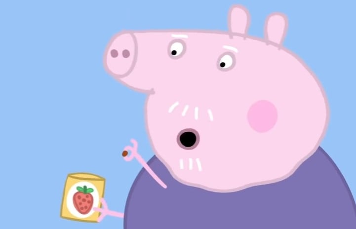 Peppa Pig cultiva fresas con Abuelo Cerdito: