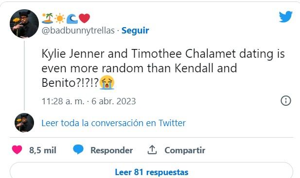 Kylie Jenner y Timothée Chalamet