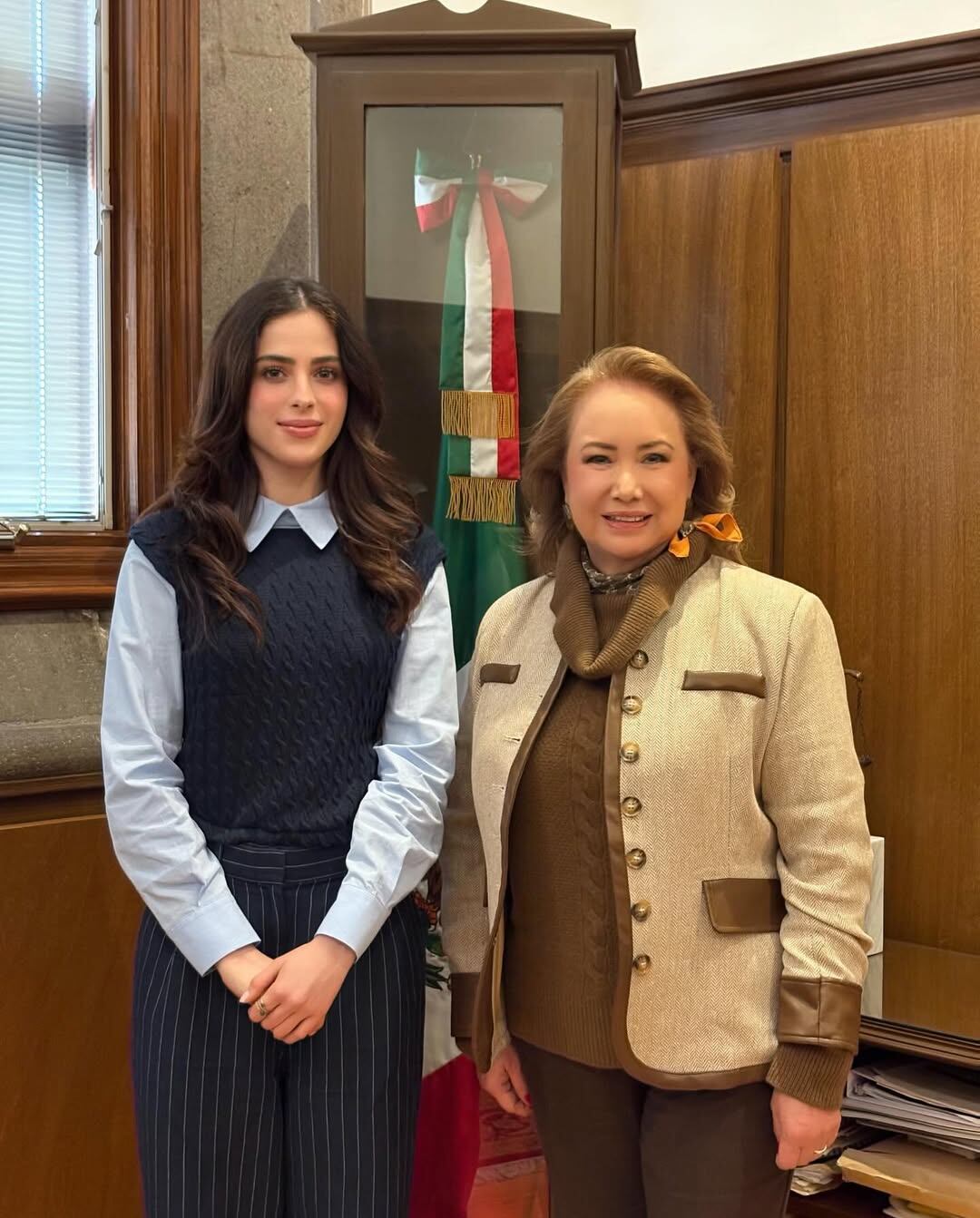 Reunión entre Yasmín Esquivel y Fátima Bosch