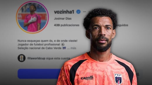 Vozinha salta de 50 mil a 5 millones de seguidores tras empate de Cabo Verde vs España