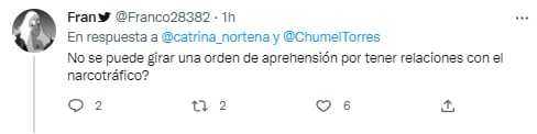 Usuarios cuestionan si Chumel Torres no puede ser arrestado por tener amigos narcos
