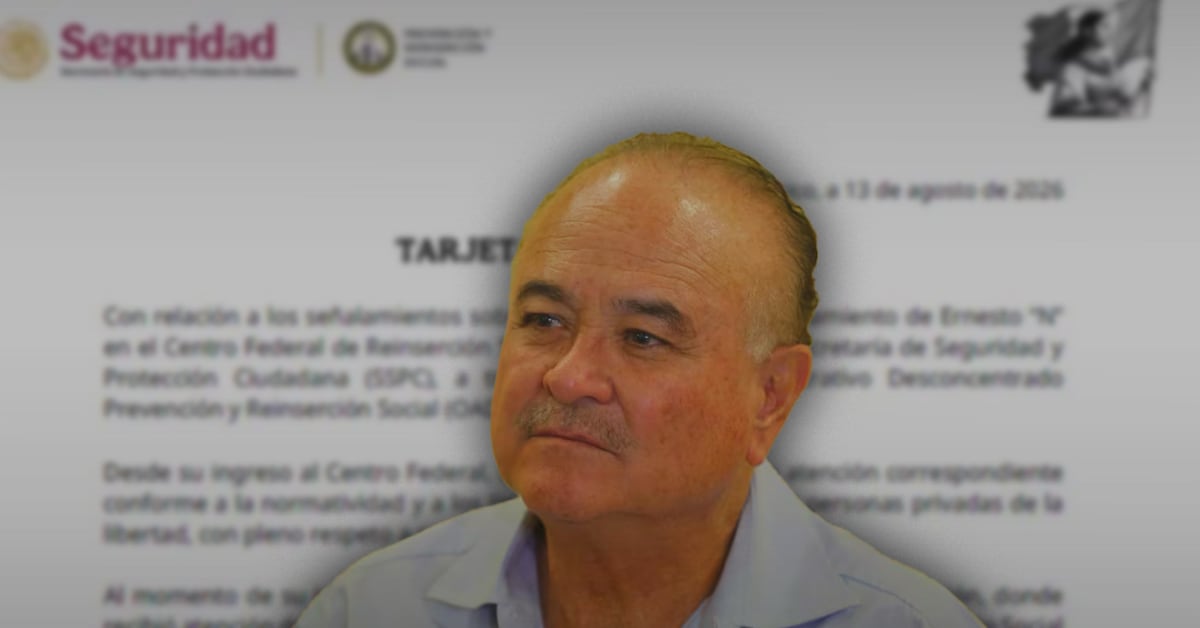 Photo: sdpnoticias.com SSPC asegura que se respetan los derechos de Ernesto Ruffo en el penal del Altiplano