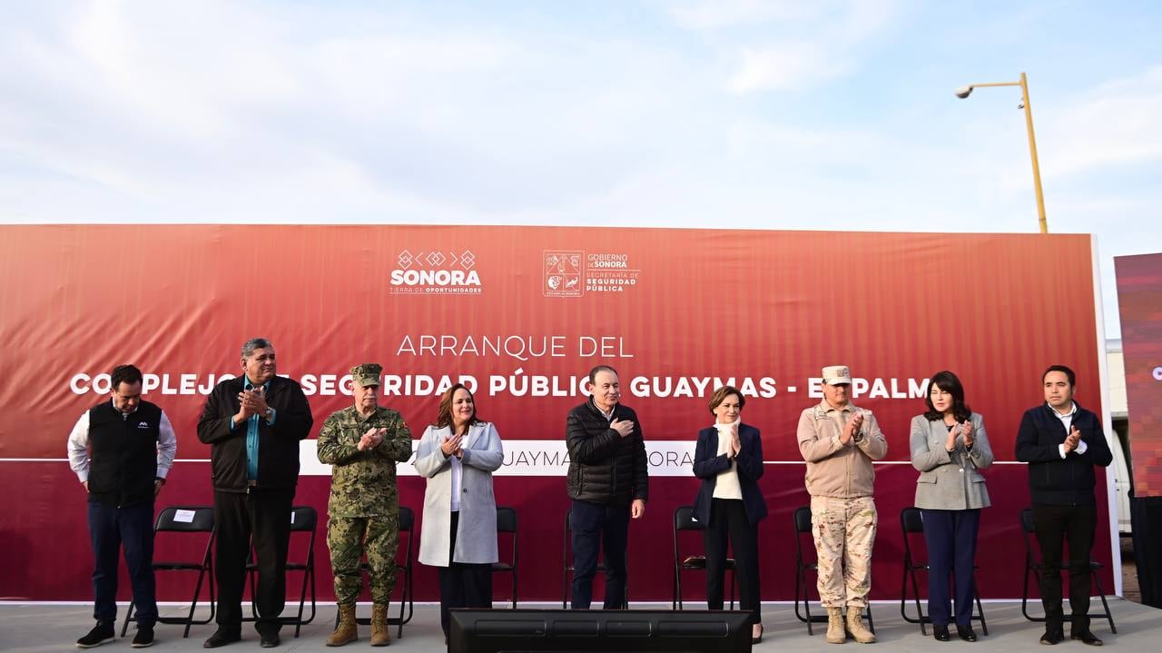 Alfonso Durazo arranca construcción del Complejo de Seguridad de Guaymas, Sonora