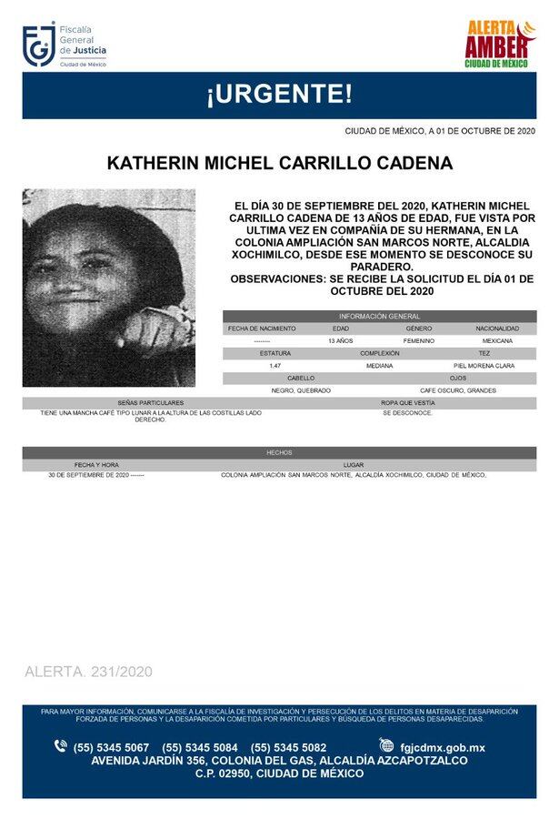 Ficha de búsqueda de Katherin