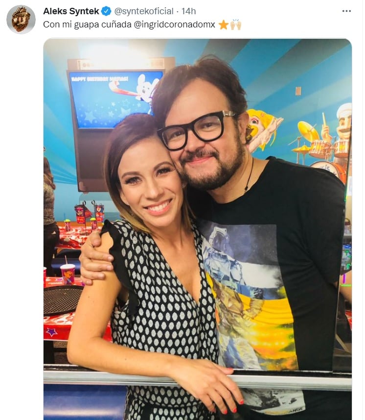 Ingrid Coronado y Aleks Syntek