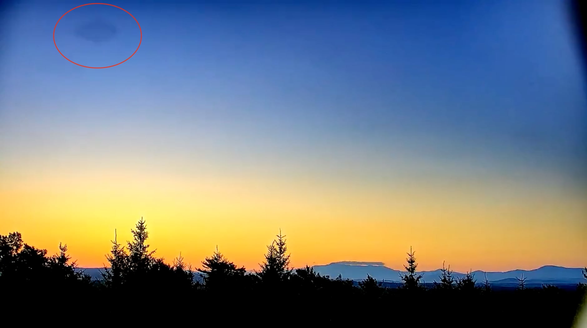 OVNI en transmisión en vivo