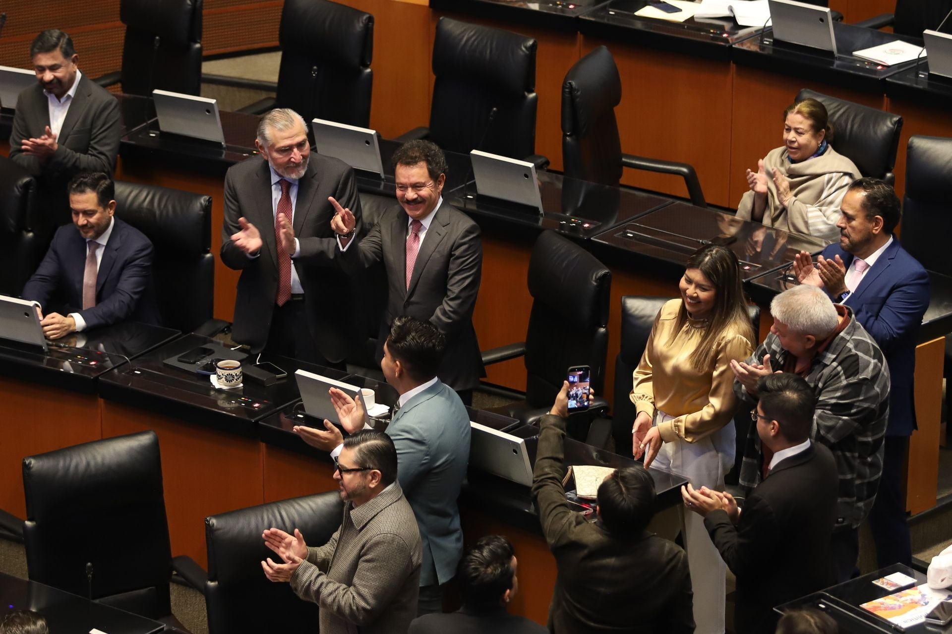 Bancada de Morena en el Senado
