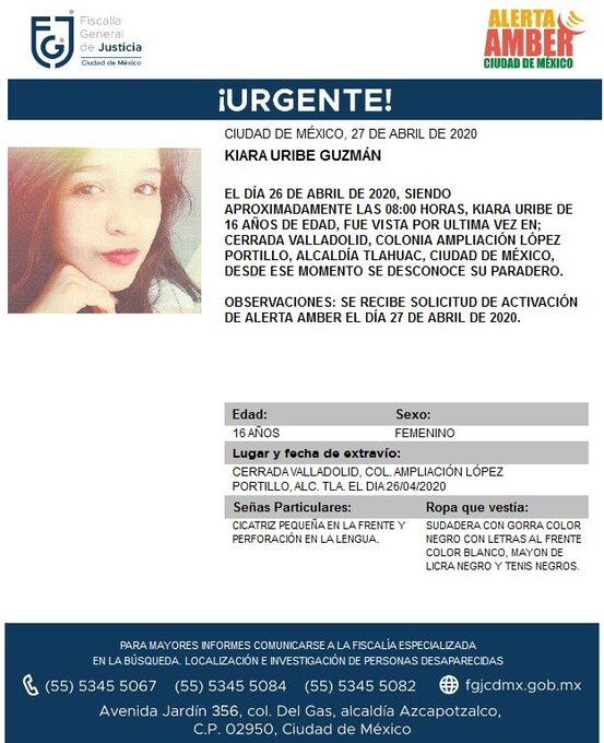 Ficha de búsqueda de Kiara.