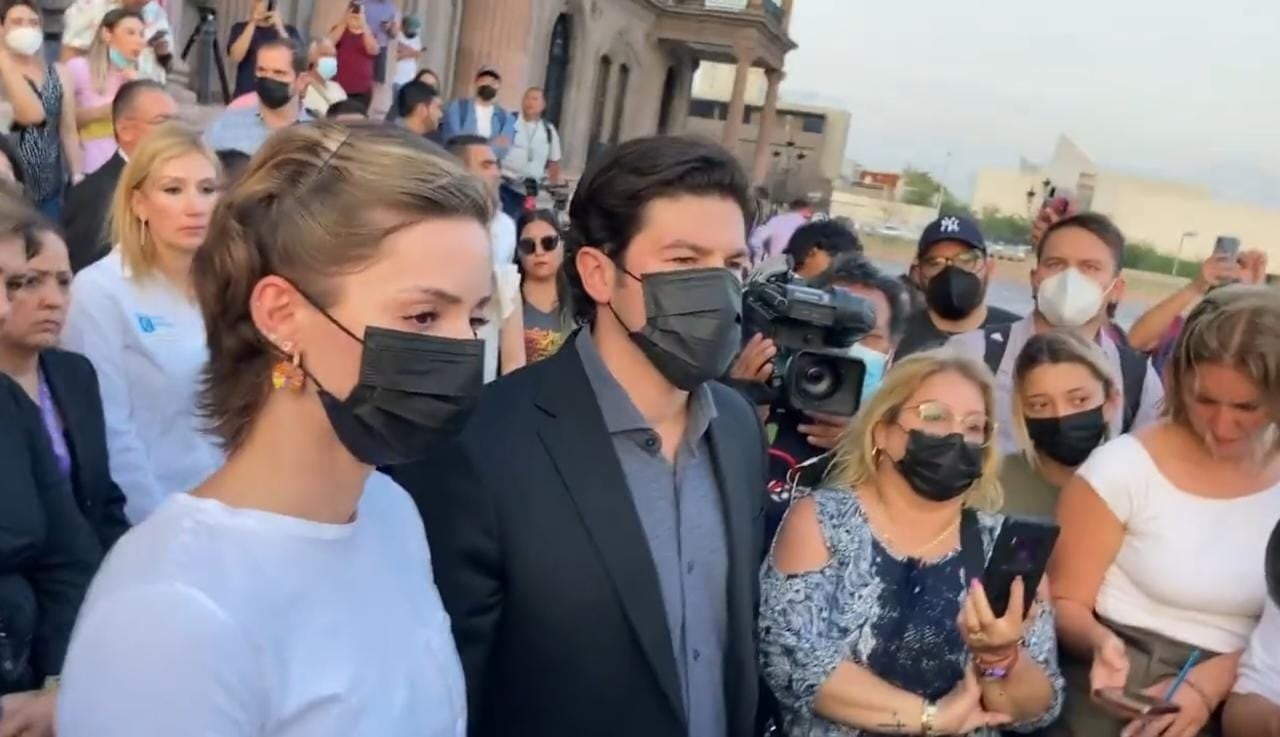 Mariana Rodríguez y Samuel García