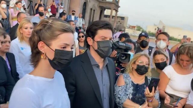 Mariana Rodríguez y Samuel García