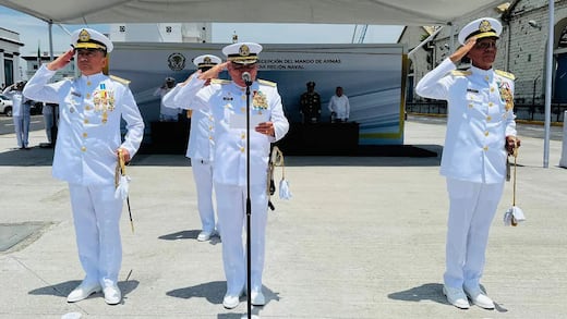 SEMAR rinde emotivo homenaje a cuatro marinos fallecidos en Galveston