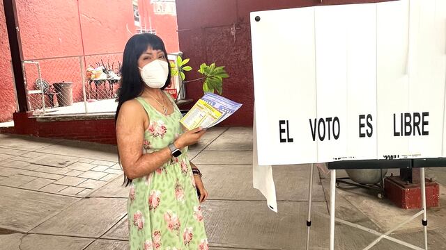 María Elena Ríos participó en las elecciones Poder Judicial 2025