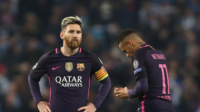 Neymar Jr. y Leo Messi