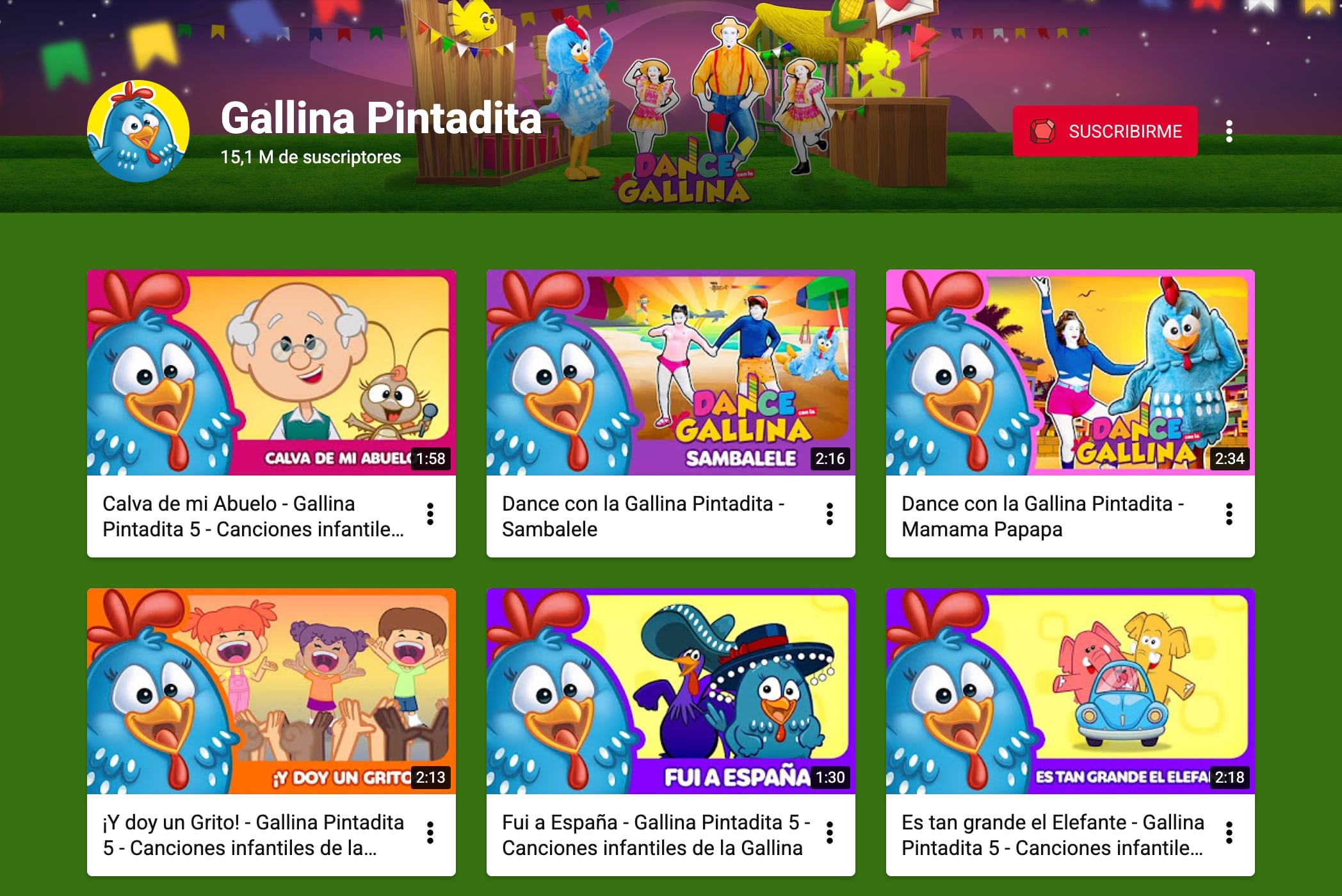 5 canales de YouTube Kids de canciones infantiles