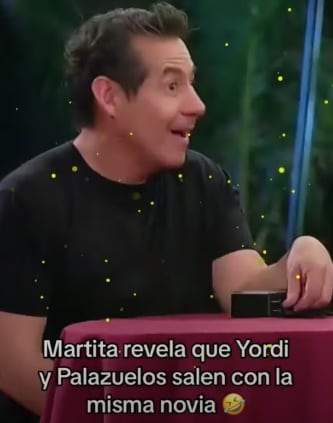 Yordi Rosado se entera que comparte novia con Roberto Palazuelos