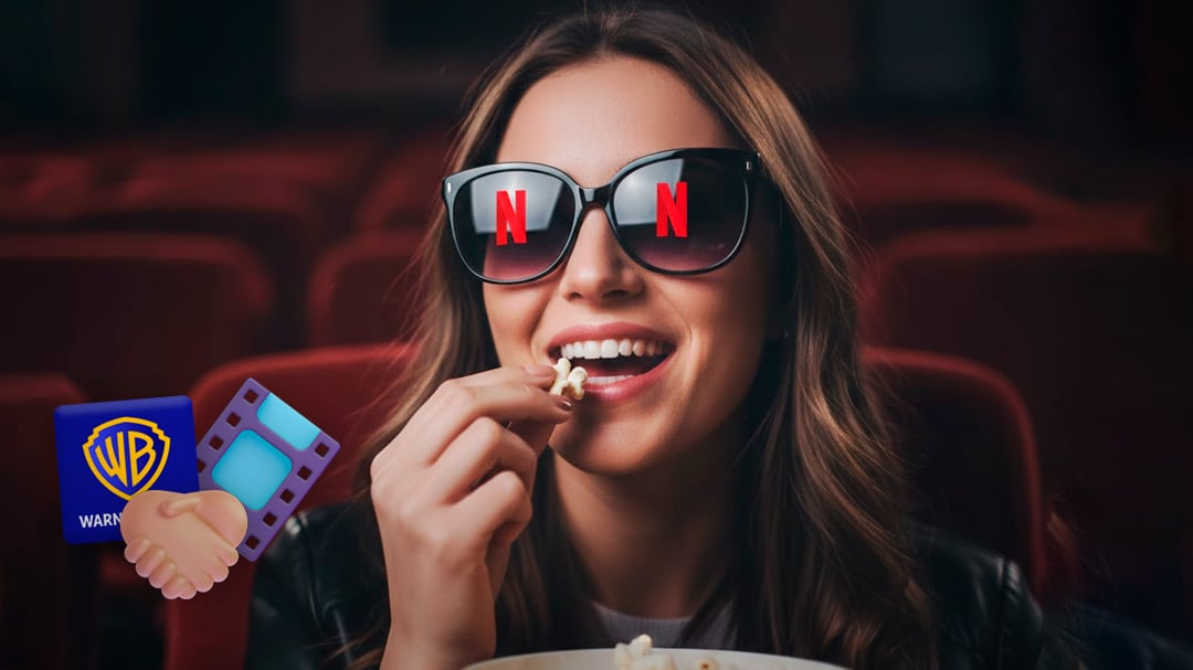 Netflix promete hasta 45 días en cines para sus películas tras acuerdo con Warner Bros.