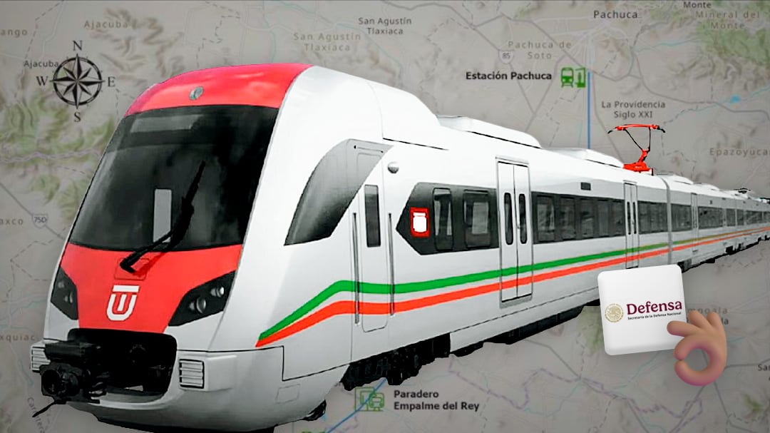 Tren México-Pachuca alcanza 34.8% de avance, informa Sedena