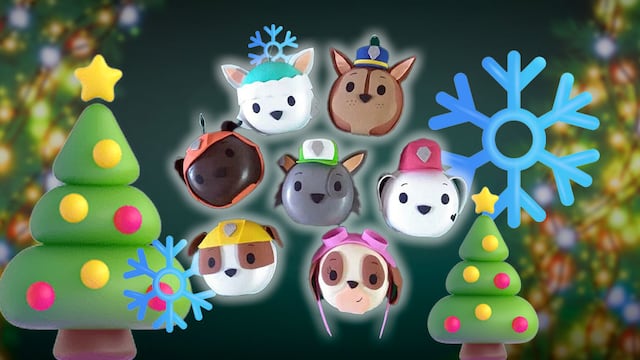 Esferas navideñas de Paw Patrol de foami