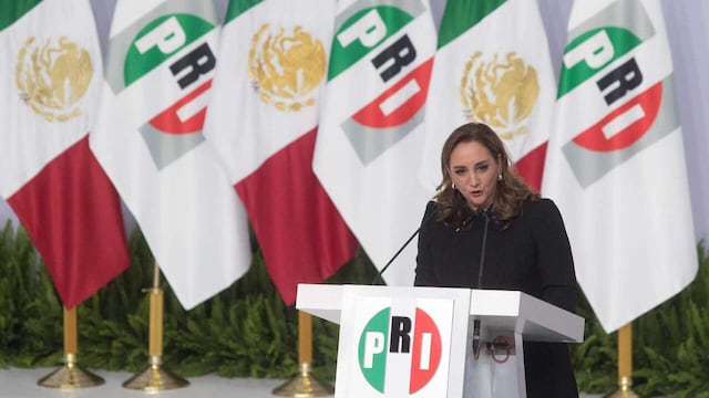 Claudia Ruiz Massieu, dirigente nacional del PRI.