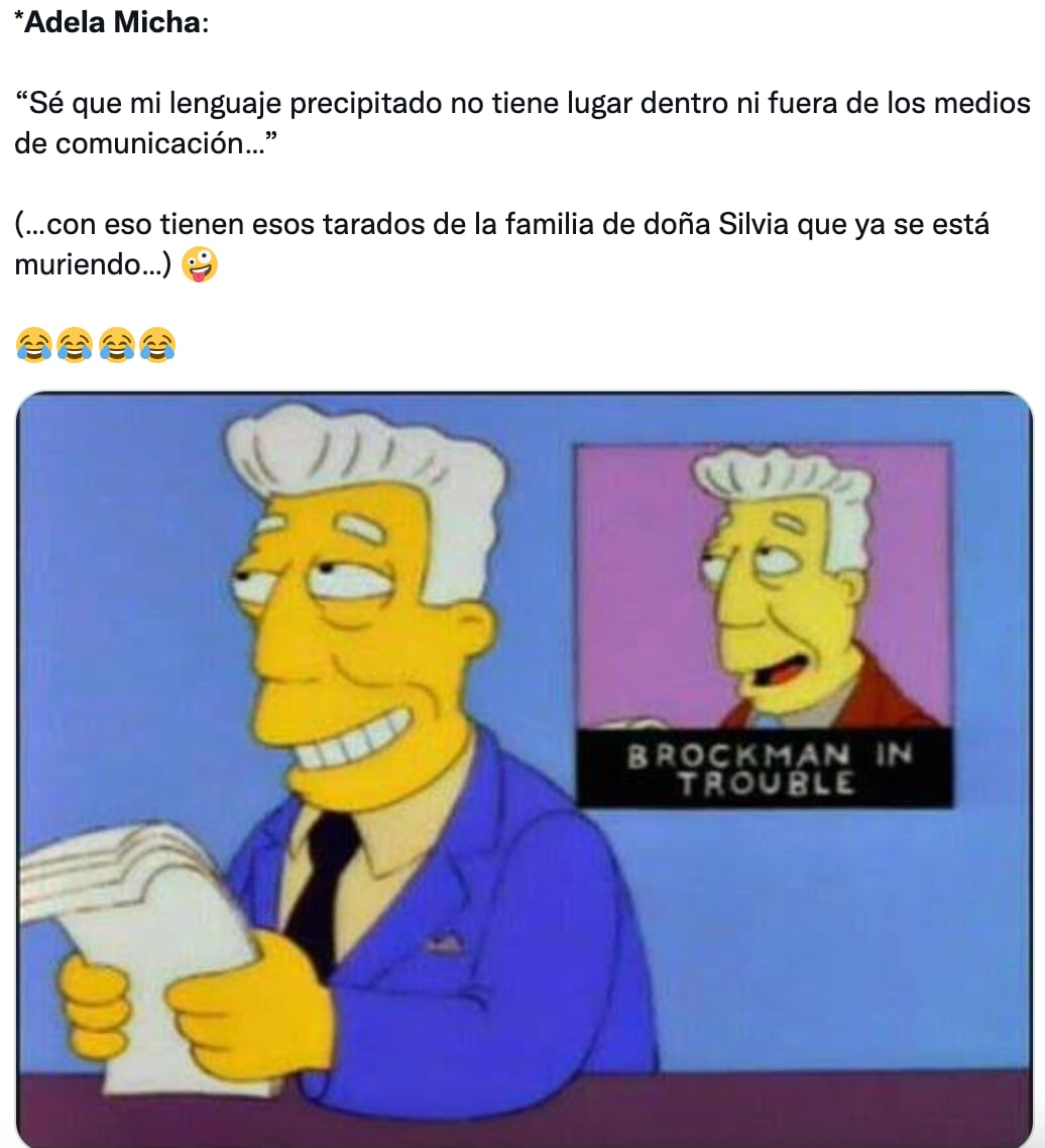 Memes de Adela Micha sobre comentario de Silvia Pinal