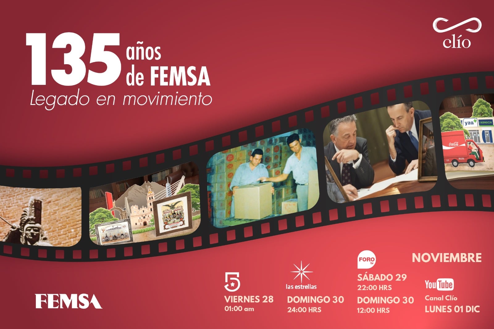 FEMSA estrena documental en televisión abierta del 28 a 30 de noviembre