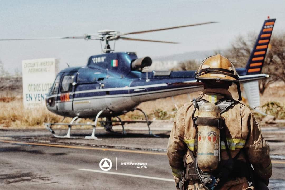 Uno de los menores heridos de gravedad fue trasladado al hospital en un helicóptero