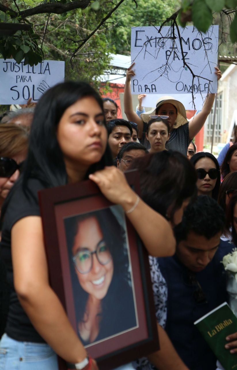 Protesta por María del Sol.