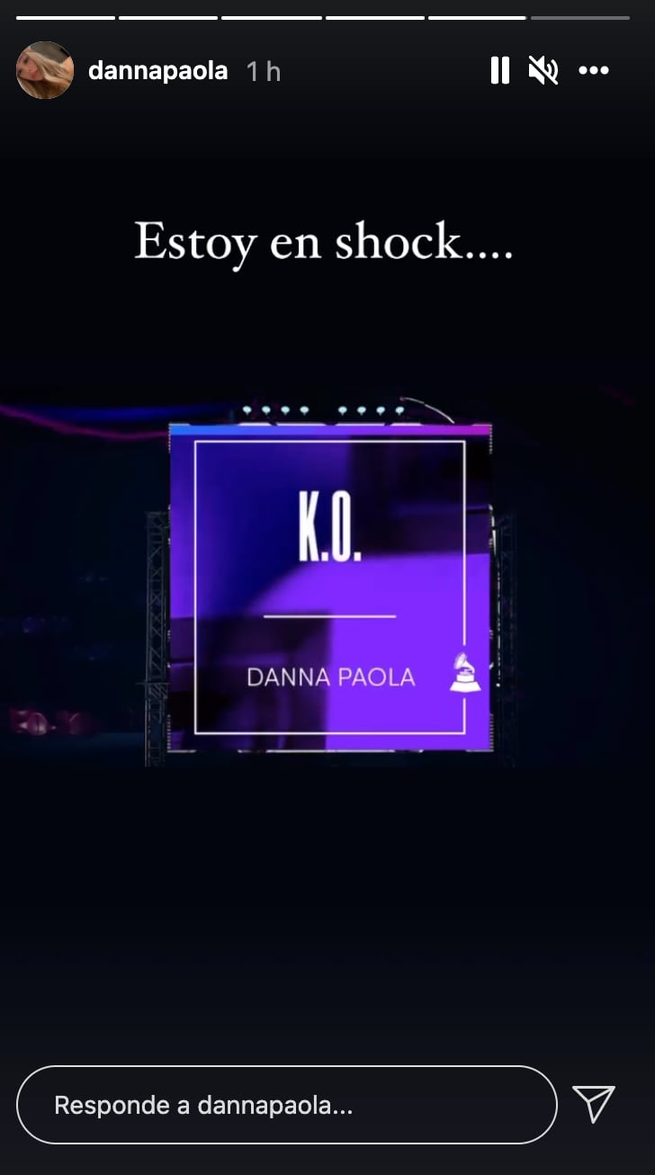 Nominación de Danna Paola al Latin Grammy por 'K.O'