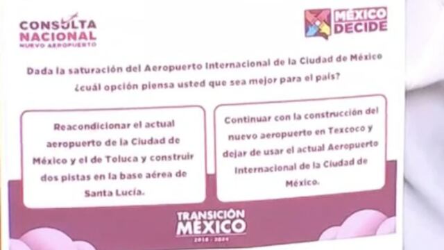 Boleta de la consulta pública sobre el NAICM
