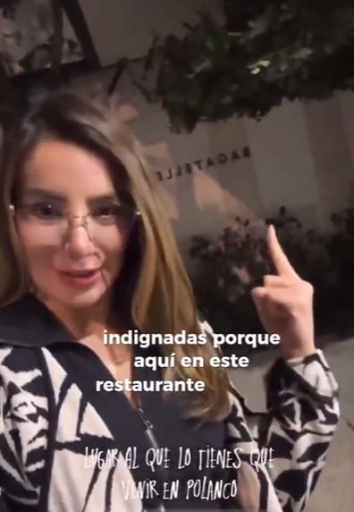 Claudia Mollinedo acusa que la corrieron de restaurante Bagatell
