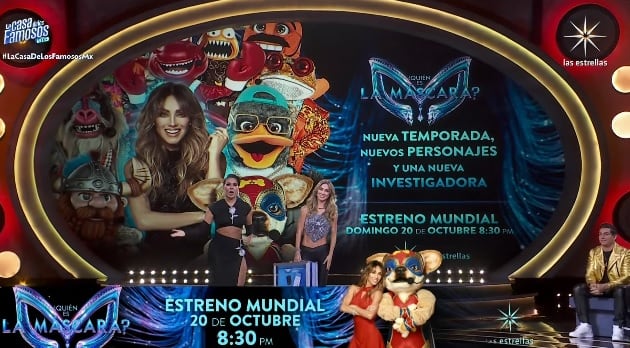 Anahí revela en La Casa de los Famosos 2024 la fecha de estreno de Quién es la Máscara 2024.