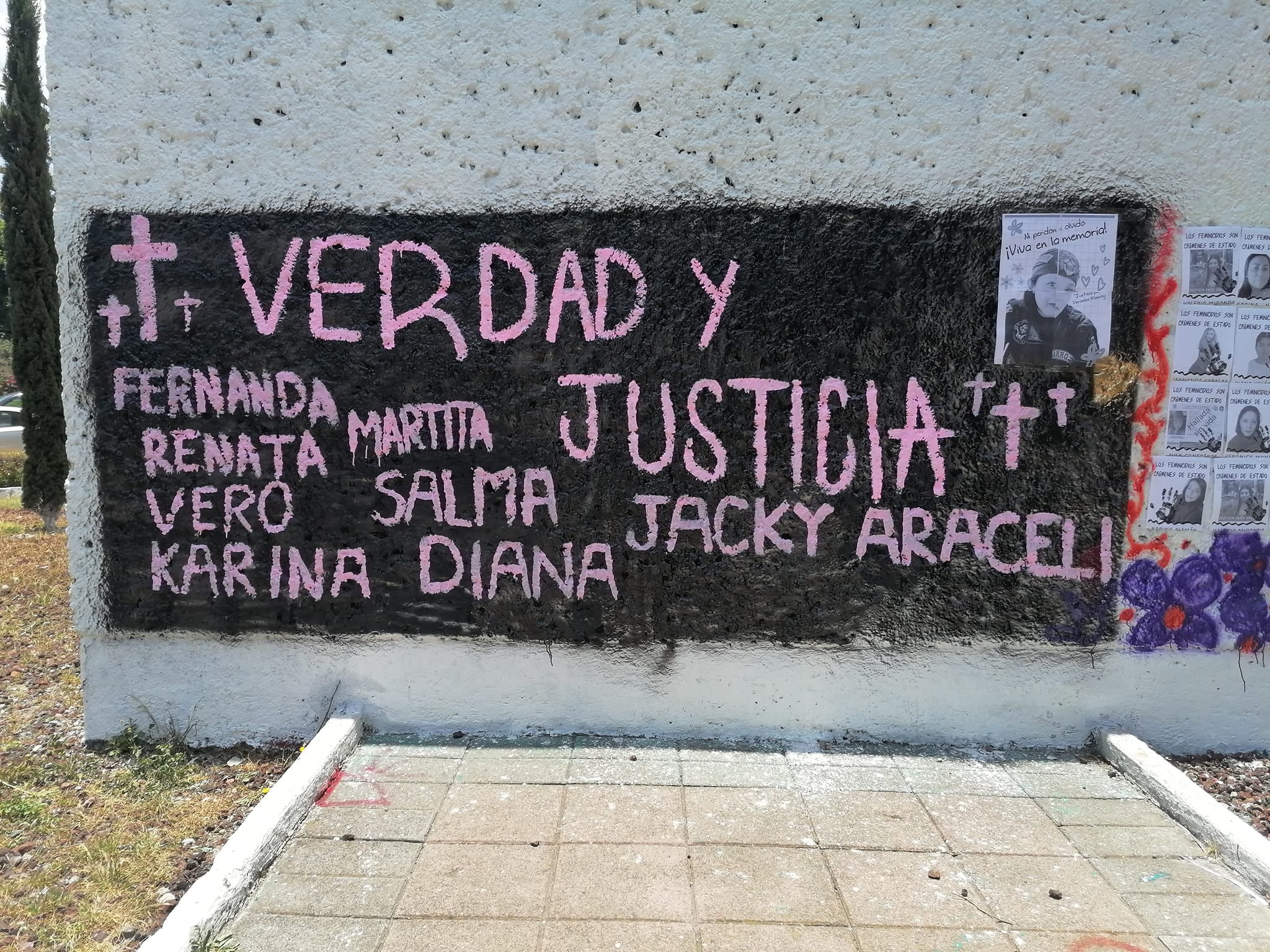 Protesta del colectivo Verdad y Justicia