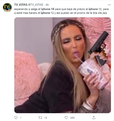 Memes por el lanzamiento del nuevo iPhone 14