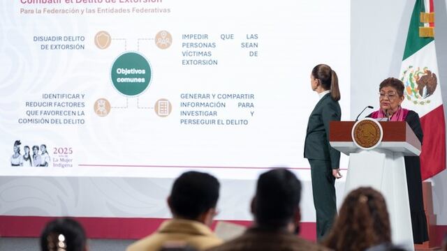 Claudia Sheinbaum presenta la iniciativa de Ley General contra la Extorsión