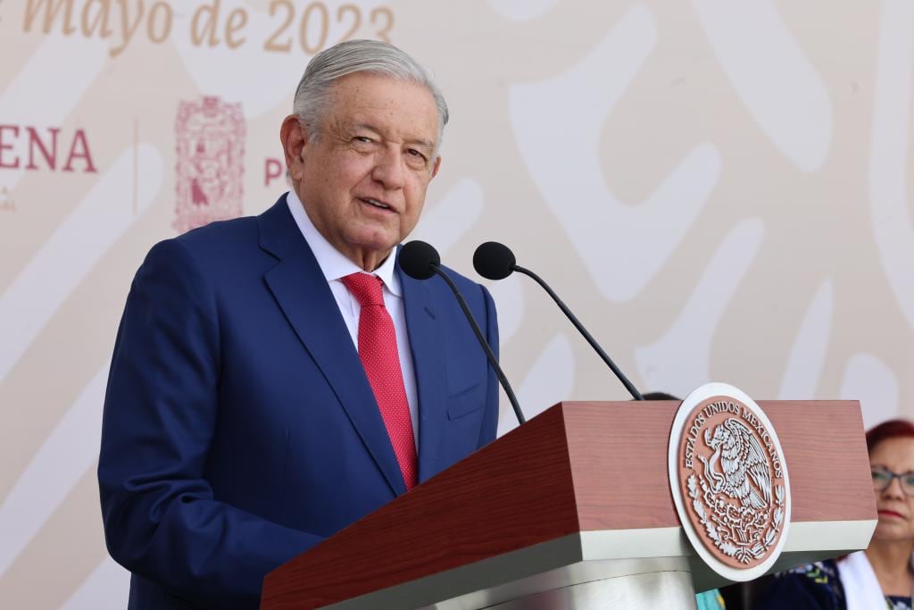 Las corcholatas acompañaron a AMLO en su discurso del 5 de Mayo por la Batalla de Puebla