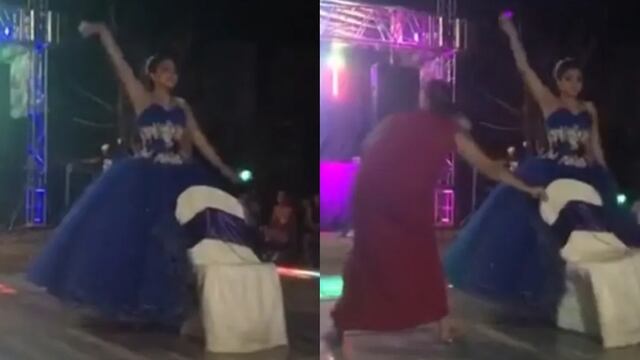 Invitada arruina el baile de la quinceañera