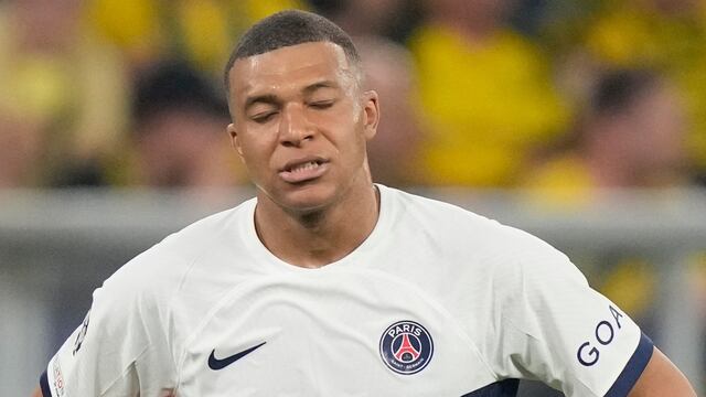 Kylian Mbappé con el PSG